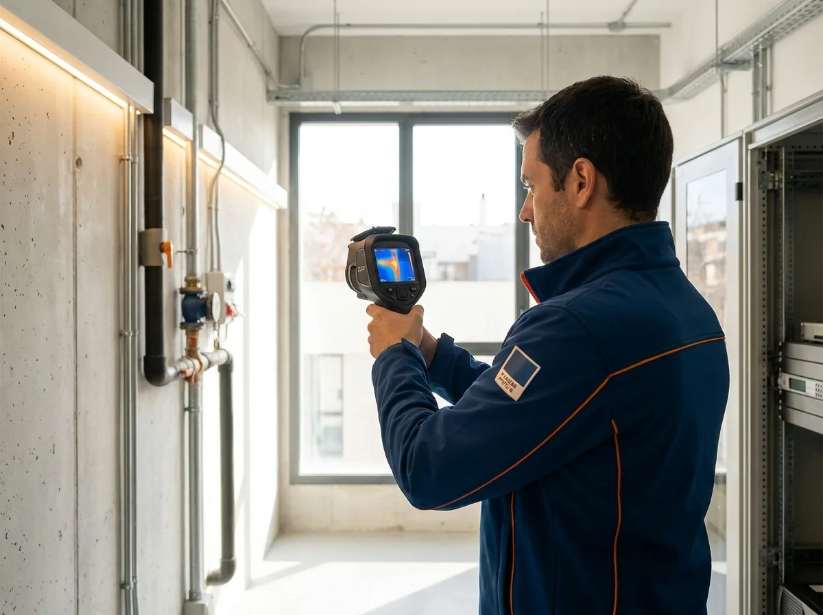 Termografía — trabajo real de Verano Instalaciones en Madrid