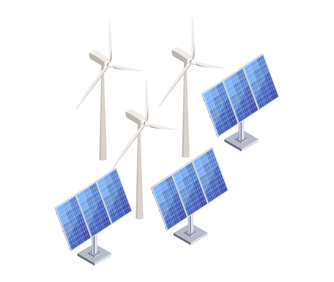 tipos de energía solar híbrida